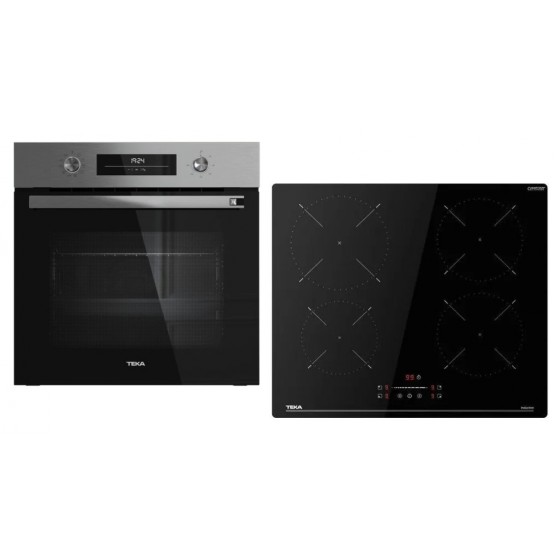TEKA HSB 6360 SS & IBC 64110 SSM BK Σετ Εντοιχιζόμενος Φούρνος & Εστία 70lt TEKA HSB 6360 SS & IBC 64110 SSM BK Σετ Εντοιχιζόμενος Φούρνος & Εστία 70lt